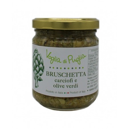 Bruschetta Carciofi E Olive Verdi 190 Grammi