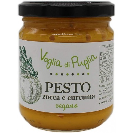 Pesto Di Zucca E Curcuma 190g