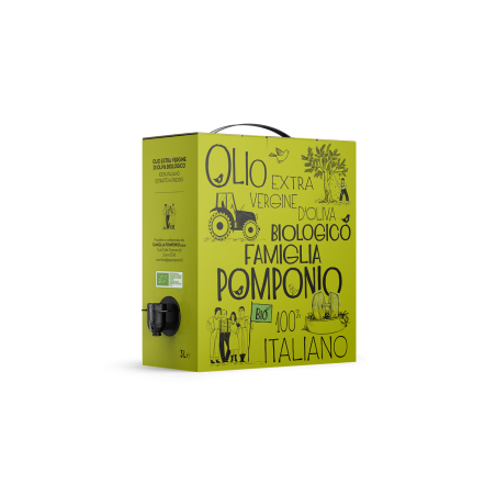 2 Confezioni - OLIO EXTRAVERGINE D’OLIVA 100% ITALIANO BIOLOGICO - BAG IN BOX DA 3 L