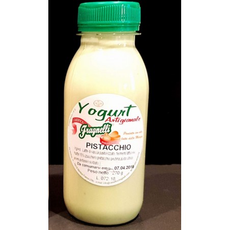 Yogurt artigianale al pistacchio con latte fresco